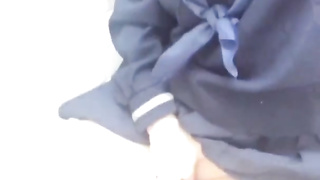 トイレでオナニーしました///エッチな女の子になってごめんなさい♡♡