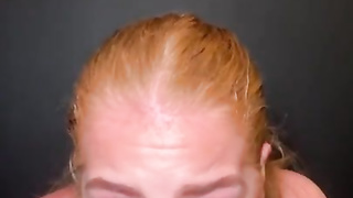 FOXY_RED_X DEEP THROAT PRINCESS GIVES EXTRAORDINARY FILTHY, TOUGH GULLET SMASH WITH SPUNK FLOW FINISHING, POINT OF VIEW