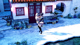 Asian futa babes having threesome sex in a 3d animation