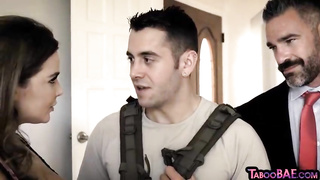 Super Hot damsel is opening up her gams broad open to get her daily portion of penetrate