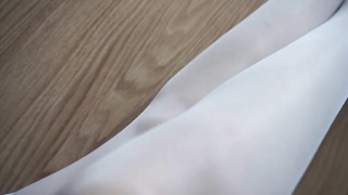 white stocking foot wank playing/teasing Pornography Flicks - Tube8