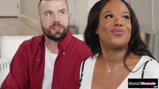 Ebony trans Jexxxica Blake barebacks bf