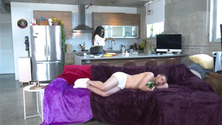 My Mates Super Hot Black Mom While I Jerking - Naomi Foxxx (Johnny The Kid)