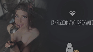 Wondrous Witch Needs Your Spunk For a Potion