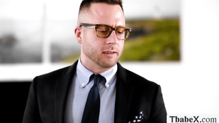 college teens threesome with TS teacher