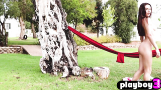 Petite big tits teen showing her body