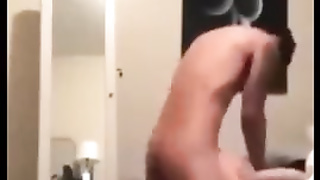 Fabulous wifey bangs with big black cock for hubby part two