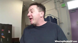 PREMIUMGFS - Natalia Ross with inborn globes and blowage Nailing Three Way