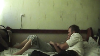 Sugary-Sweet black-haired minx juggling on wood