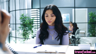 Korra Del Rio fucked two hot secretaries