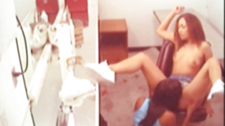 SCANDALOUSGFS - Lesbians caught munching vulva