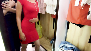 Choosing fresh garments for my future movies in the fitting guest room