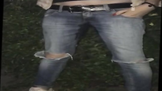 Wild damsel are posing and pissing in front of the camera, just for the joy of it