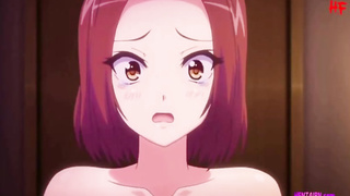 Animation honeys with immense bumpers, Rikujoubu Joshi and Nama Onaho are always in the mood for fucky-fucky