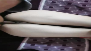 Nasty, inexperienced stunner is about to get torn up in front of the camera, until she spunks