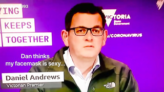 Solo nymph, Dan Andrews is about to commence wanking with a fuck stick, in front of the camera