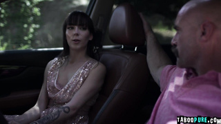 Skinny Emma Jade got anal fucked outdoor