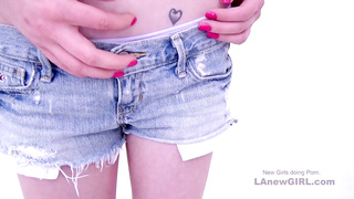 Perfect Teen with glasses sucks big cock at audition