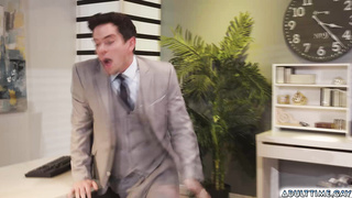 Threesome sex with their boos Dakota Payne