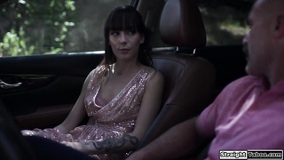 Babe anal fucked outdoors by fatherinlaw