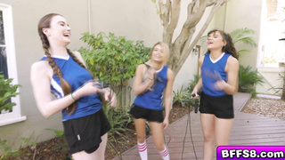 Meeting these ladies on the court and bed