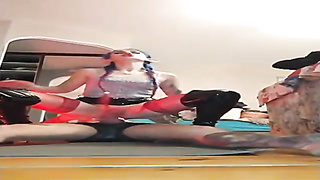 Naughty Elf constantly breaks away into the Human world, because she loves to have super-steamy fucky-fucky