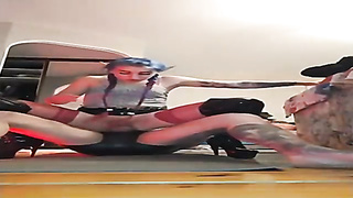 Naughty Elf constantly breaks away into the Human world, because she loves to have super-steamy fucky-fucky