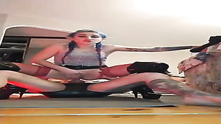 Naughty Elf constantly breaks away into the Human world, because she loves to have super-steamy fucky-fucky