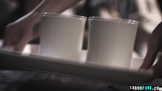 Lesbian Landlady Serene Siren fucks her tenant Jewelz Blu