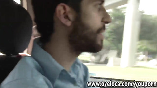 Oyeloca Warm naturally big-boobed latina Valeria Rios shower oral jobs