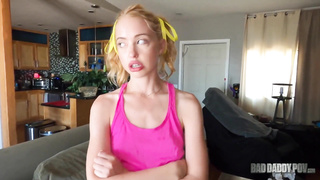 BadDaddyPOV - Chloe Virgin Enjoys when Stepdaddy Plows her Tasty Cunt