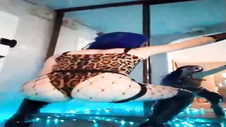 Highly cool Punk Domme dance in spandex footwear and displaying her ideal bod PMV, tat female dominance Pornography Movies - Tube8