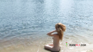 Nude beach girl has such a hot body