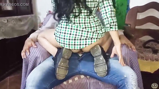 Large butt daughter-in-law gets plowed by her step-dad