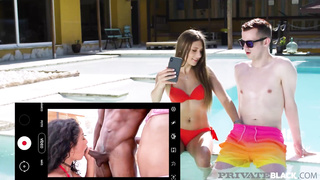 Intimate Black - Anya Krey And Scarlett Enjoy 3 Way With BIG BLACK COCK!