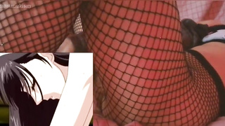 Virginal teenie nymph inexperienced masturbs her vag observing g/g anime porn strap dildo Yuri uncensored legitimate