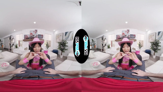 WETVR Nasty Chinese Cowgirl Gets VR Penetrated On Halloween