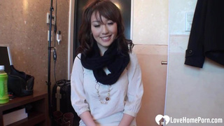 Adorable Emiri is here to get poked harsh