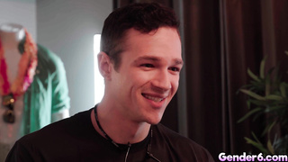 Hot transsexual threesome with Khloe, Roman and Jayden