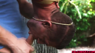 Roman's raging cock yanks down Logan's hairless hole