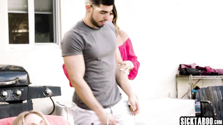 Busty MILFs shared stepsons big cock