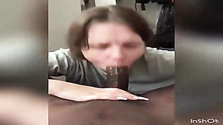 White Nymph Drink BIG BLACK COCK