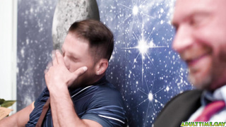 Studs fucks as they wait for the interview