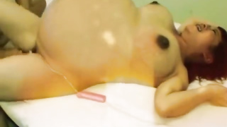 Turgid cocksluts stomach