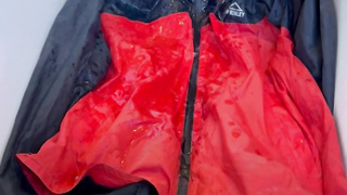 Meine Regenjacke Vollgepisst