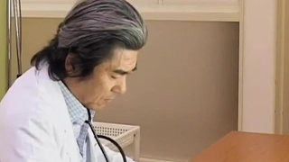 Massive donk Jap ditzy packed and creamed during a cootchie check-up