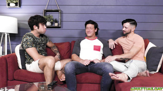 Straight guy gets to experience gay sex