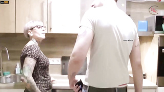 Cat-Coxx is oftentimes pleasuring Trina’s bf in the kitchen and it perceives so superb