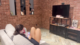 a discreet thin gal was timid of her stepbrother but could not stand against his ample manhood