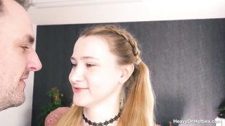 Super-Cute Russian Ivi Rein Deep-Throats Trunk While Toying With Spandex Balloons And Gets Romped